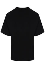 Displays the Black 'FILA' branded Carly Boyfriend T-Shirt