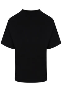 Displays the Black 'FILA' branded Carly Boyfriend T-Shirt
