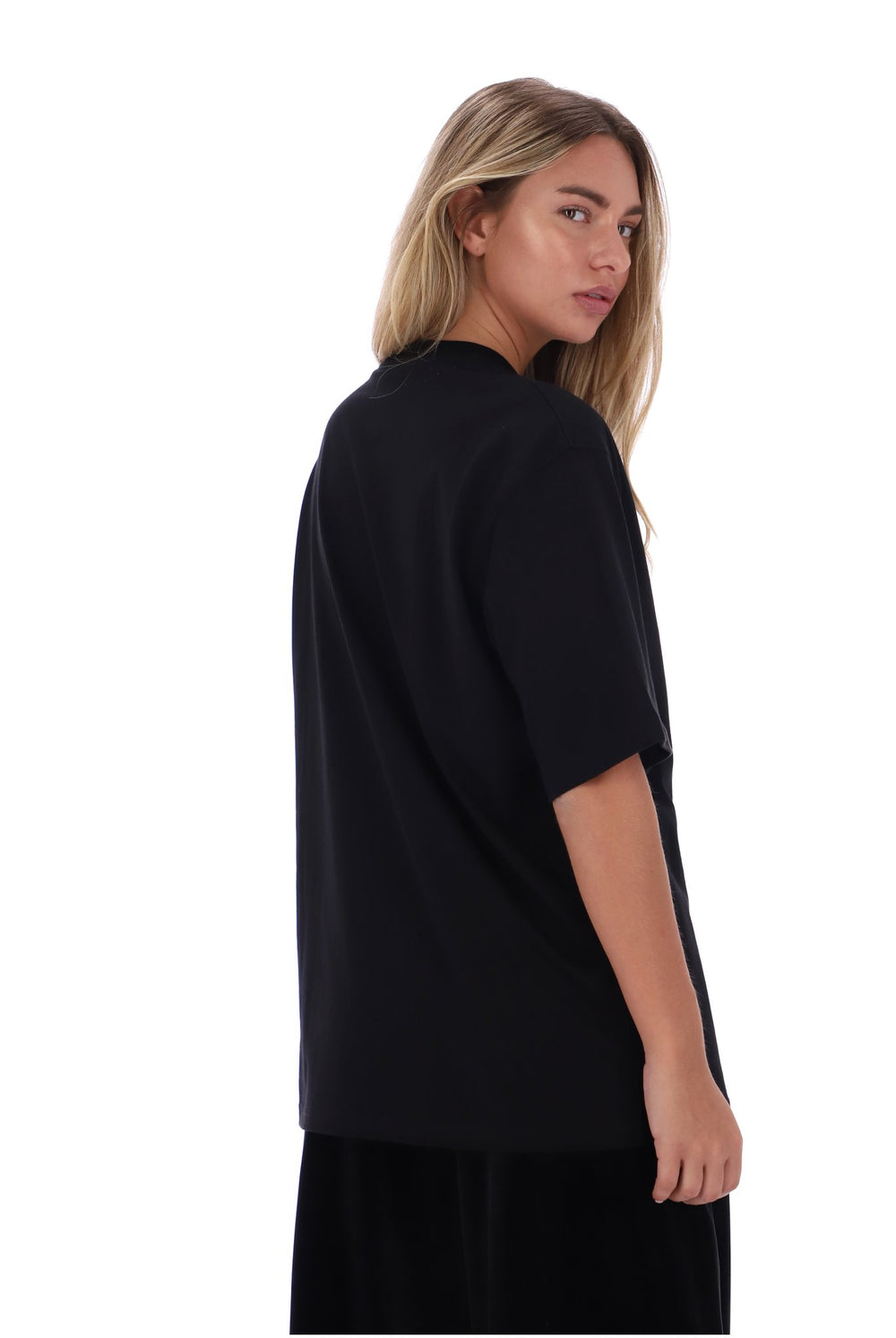 Black Carly Boyfriend T-Shirt