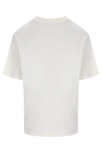 Displays the Gardenia 'FILA' branded Carly Boyfriend T-Shirt