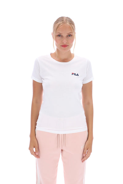 White fila best sale t shirt women's