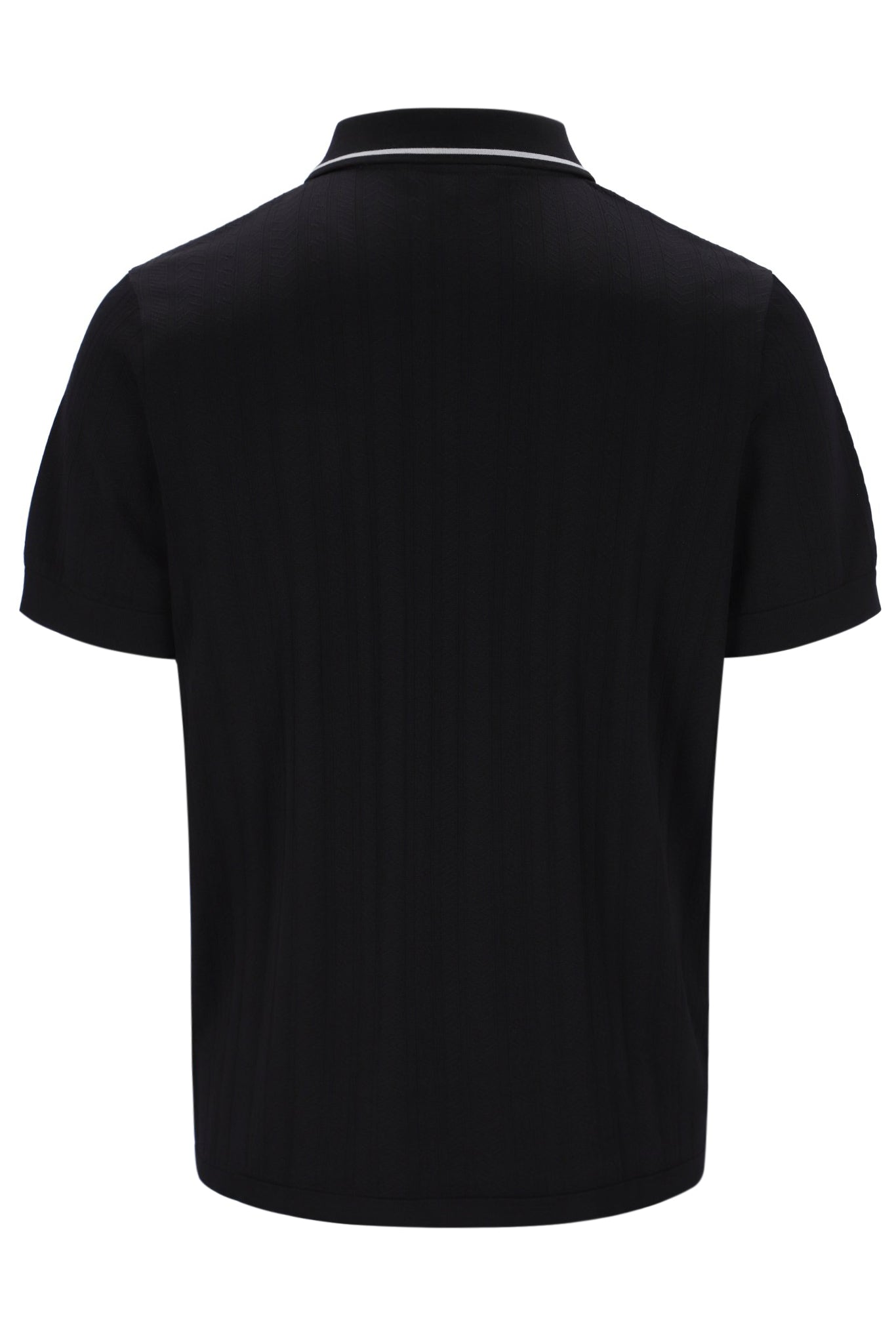 Black Casa Cable Zip Polo – Fila UK