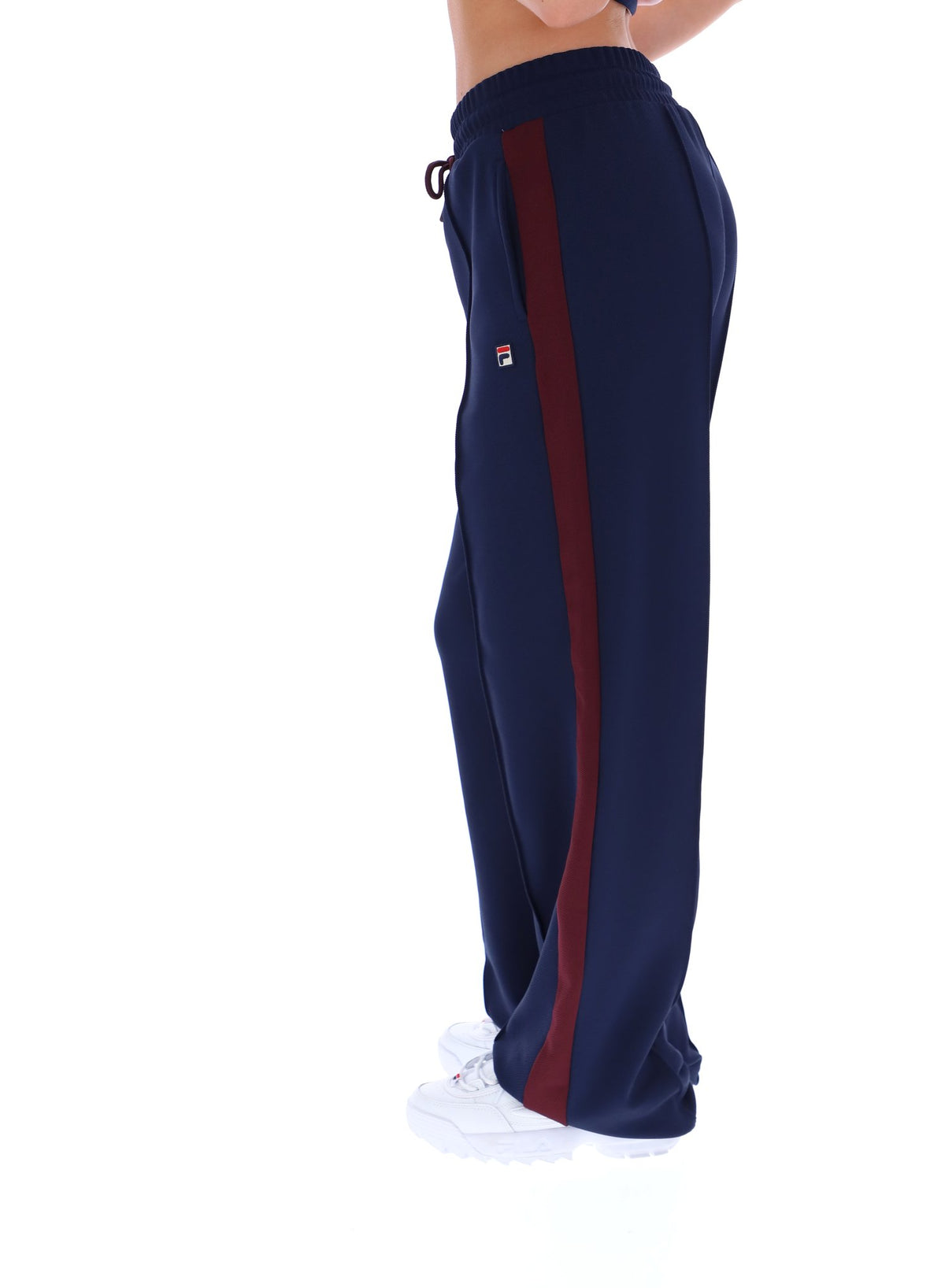 Fila Navy Chiara Smart Straight Leg Trousers