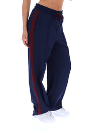 Fila Navy Chiara Smart Straight Leg Trousers