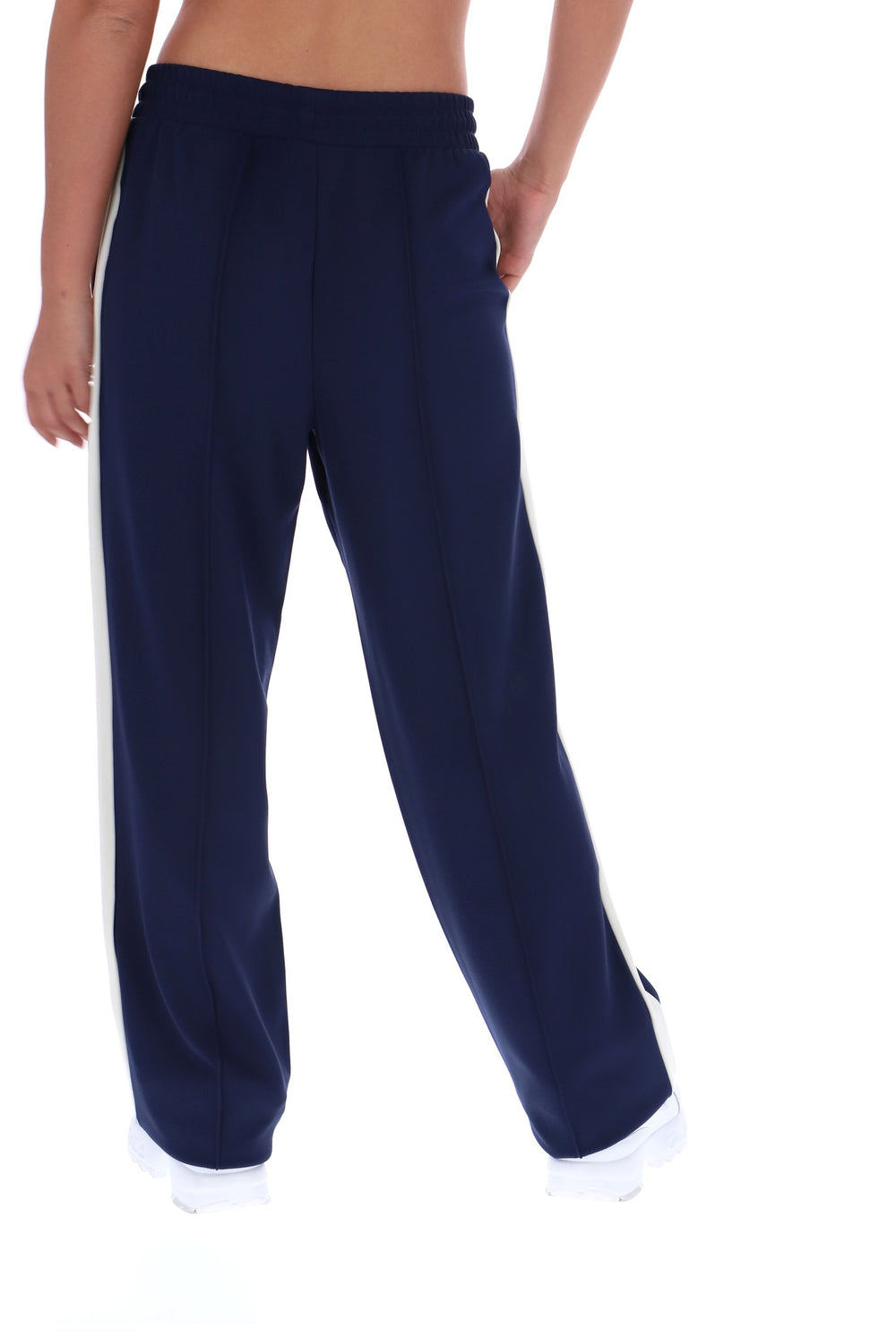 Fila Navy Chiara Smart Straight Leg Trousers