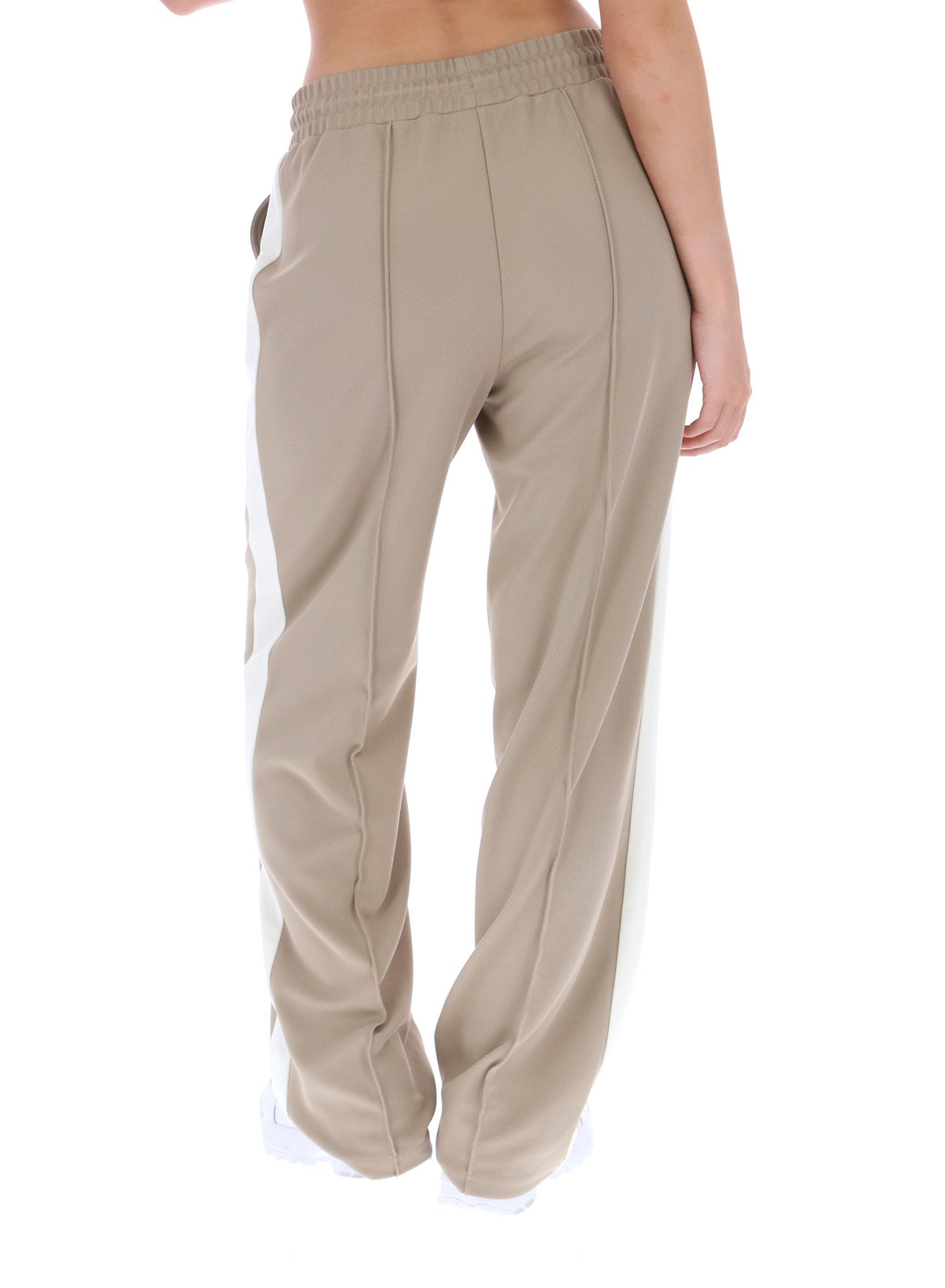 Beige Chiara Smart Straight Leg Trousers
