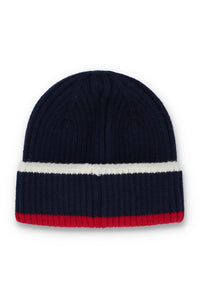 Fila Navy Ciro Ribbed Turn-Up Beanie