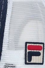 Fila Navy Cody Corduroy Mesh-Back Cap with Embroidered Graphic