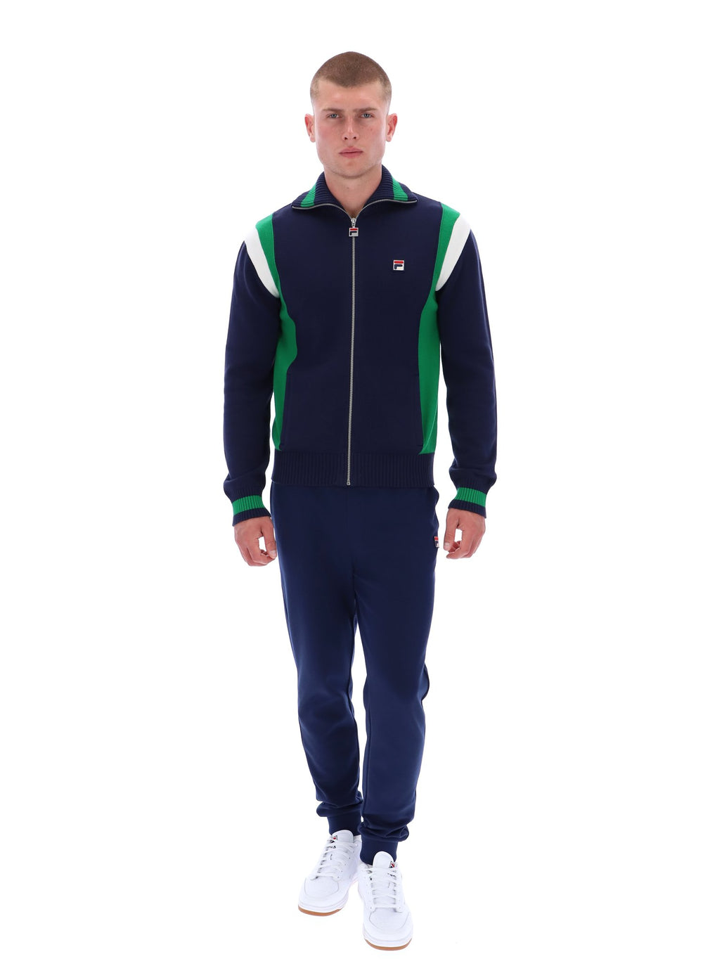 Cortez Colourblocked Knitted Track Top