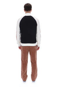 Black Cory Colour Block Track Top