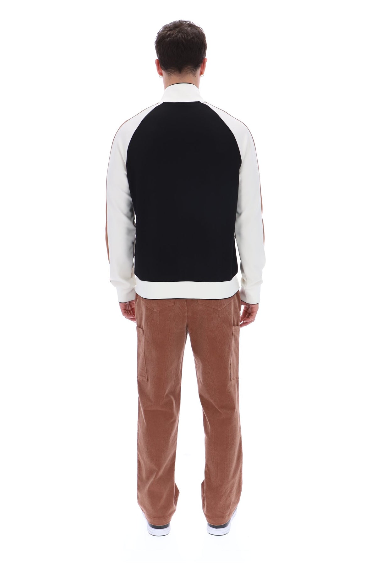 Black Cory Colour Block Track Top