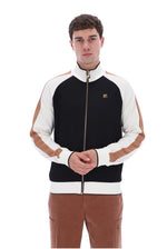 Black Cory Colour Block Track Top