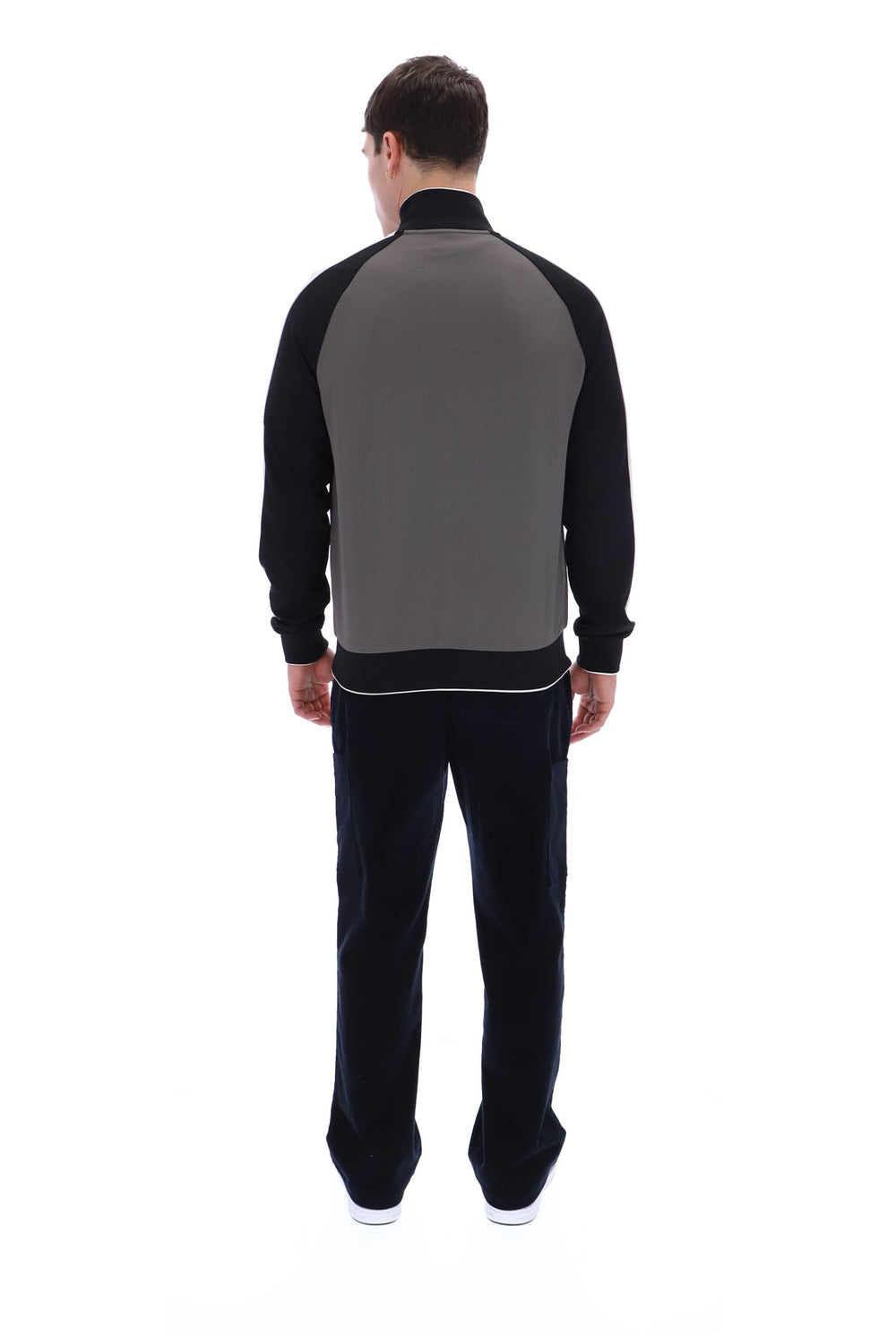 Gunmetal Cory Colour Block Track Top