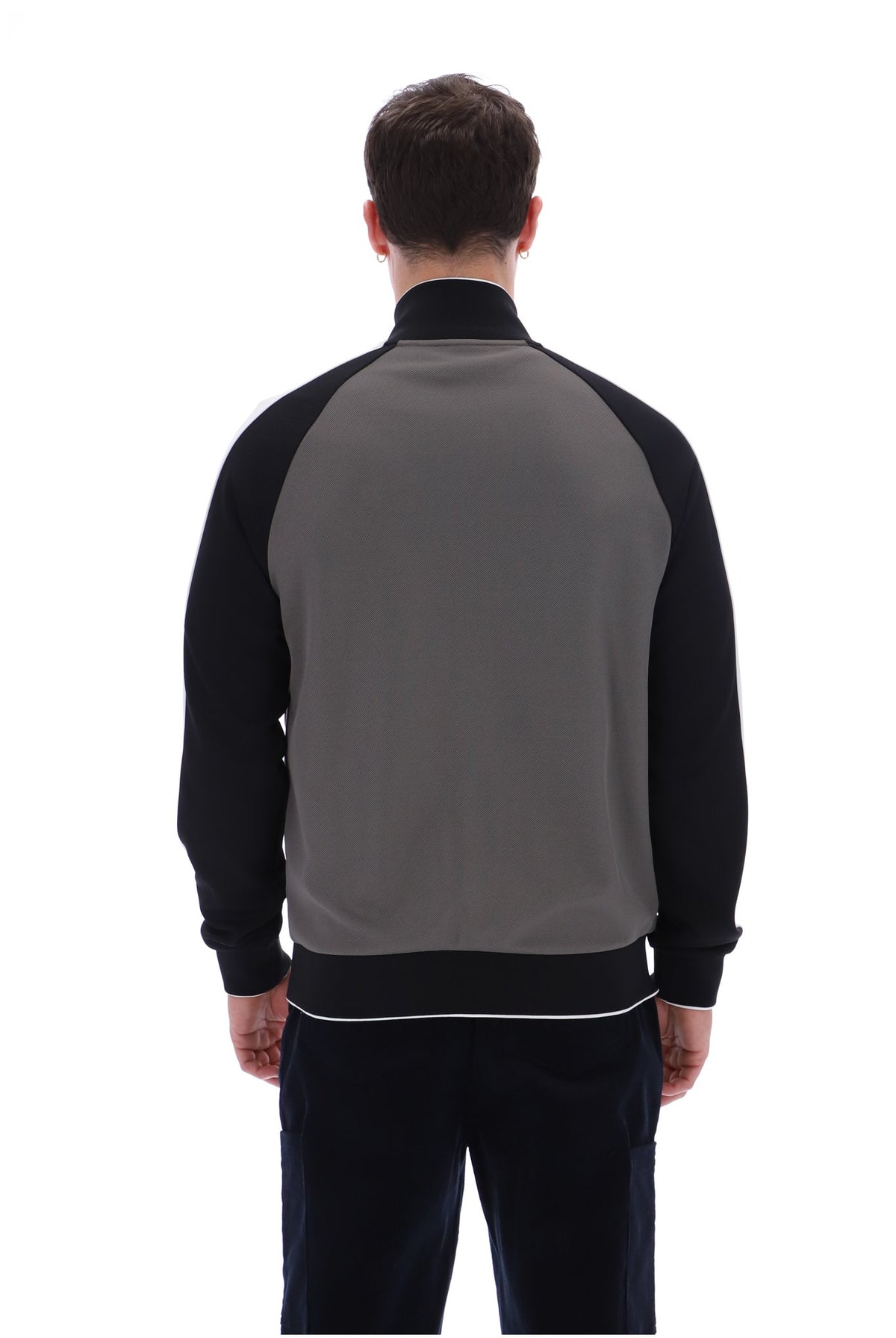 Gunmetal Cory Colour Block Track Top