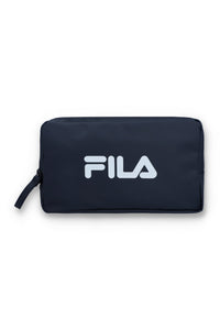 Navy Double Zip Washbag