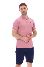 Load image into Gallery viewer, Custom Two Button Tipped Rib Basic Polo
