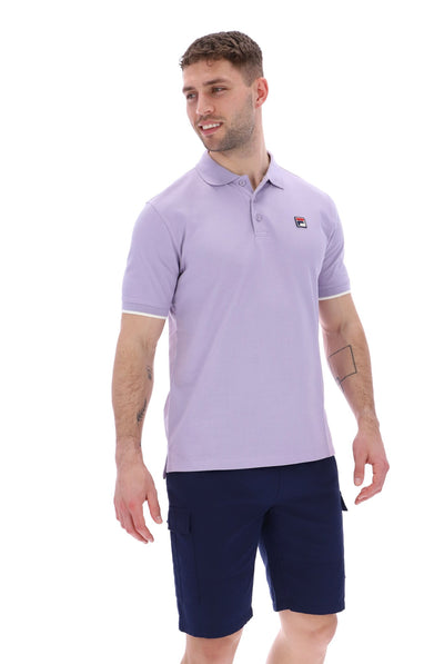 Custom Two Button Tipped Rib Basic Polo