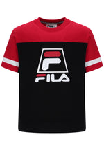 Black Damon Cut and Sew Tee