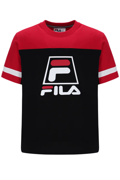 Black Damon Cut and Sew Tee