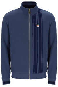Vintage Indigo Dante Printed Stripe Track Top