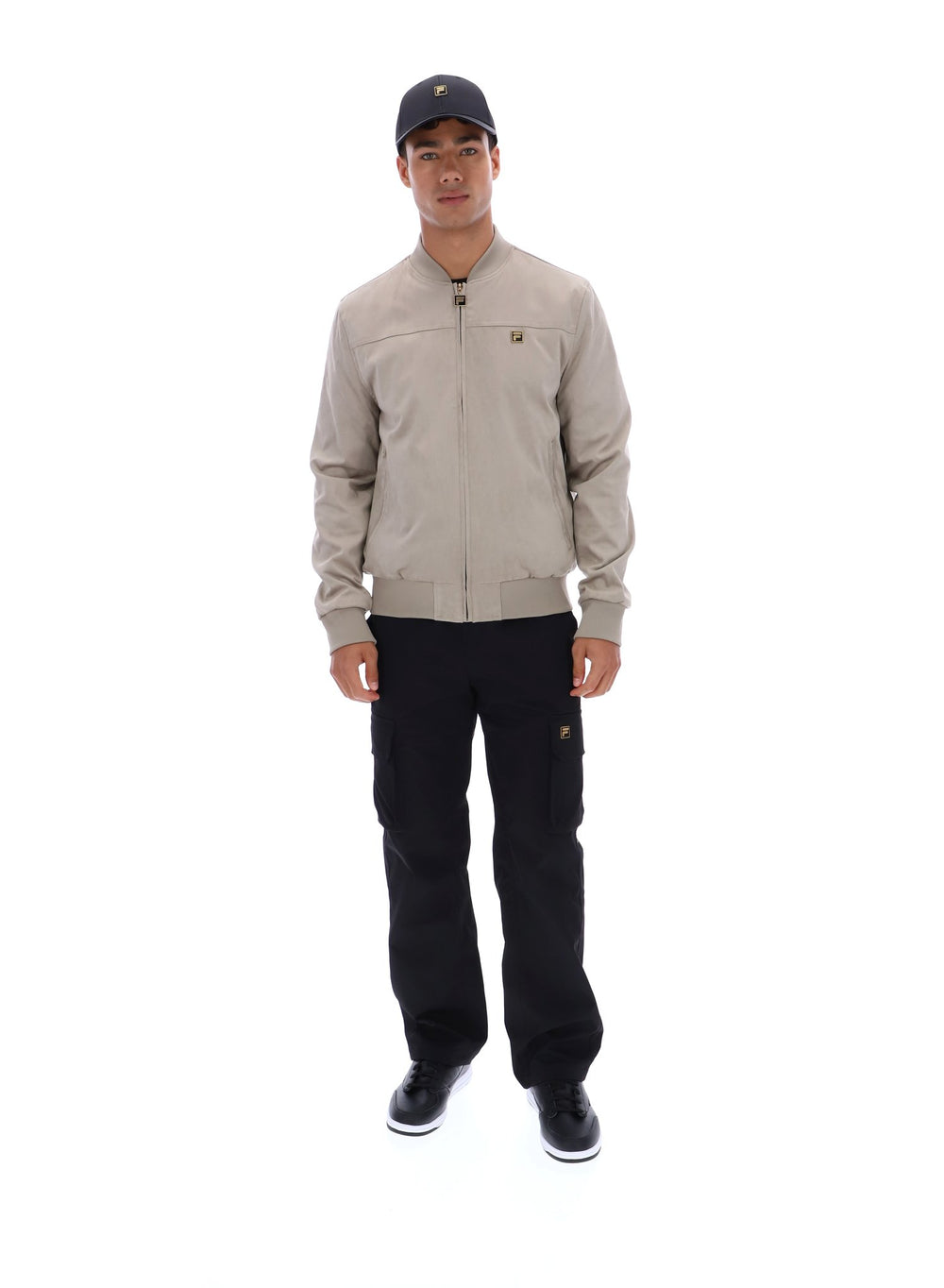 Dean Full Zip Faux Suede Jacket