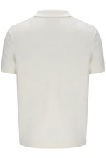 White polo shirt on a white background