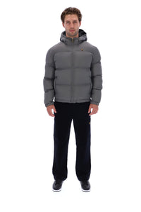 Gunmetal Desmond Hooded Puffer