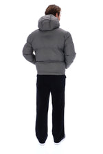 Gunmetal Desmond Hooded Puffer