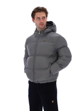Gunmetal Desmond Hooded Puffer