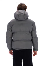 Gunmetal Desmond Hooded Puffer