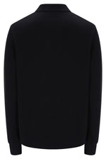 Black Dino Long Sleeve Polo