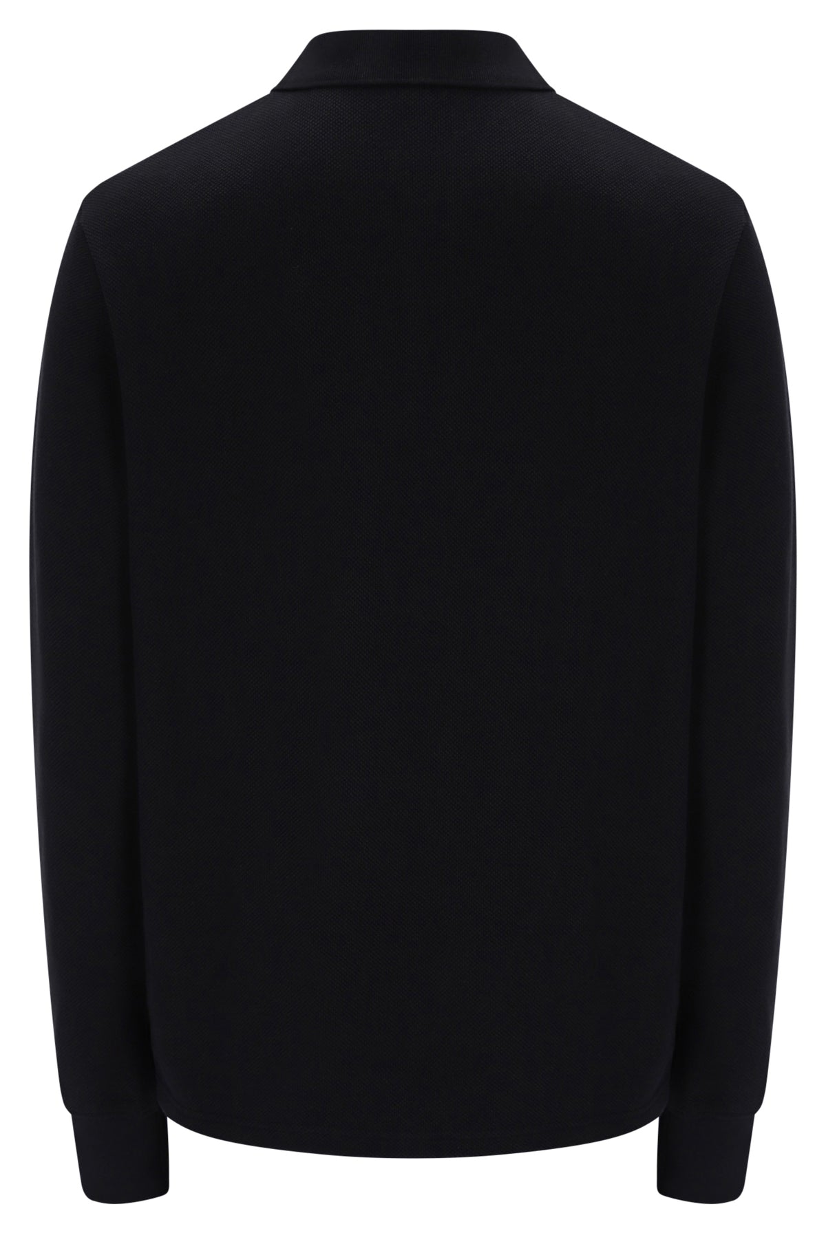 Black Dino Long Sleeve Polo