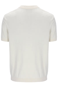 White t-shirt on a white background