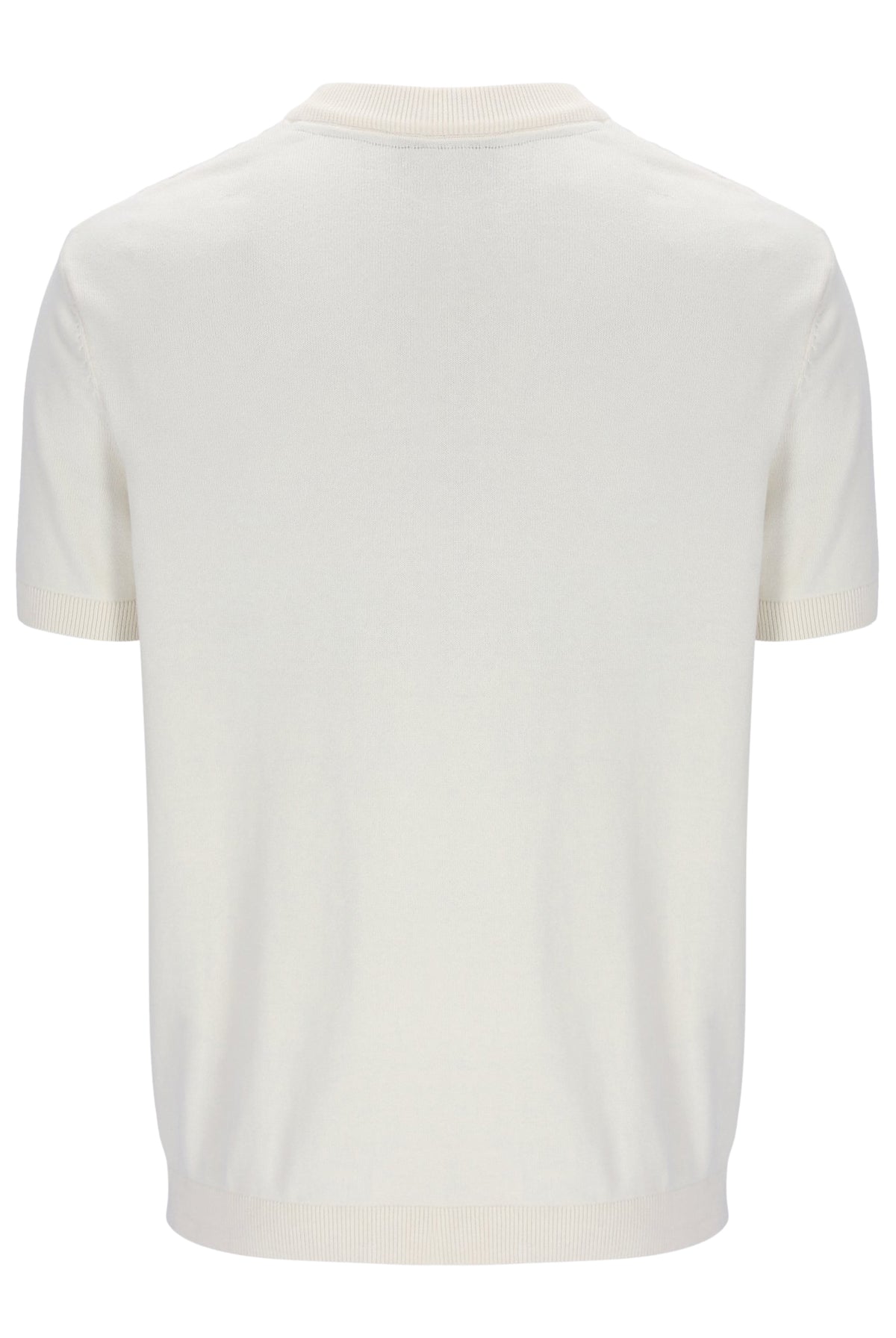 White t-shirt on a white background