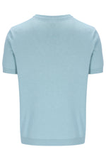 Light blue t-shirt on a white background