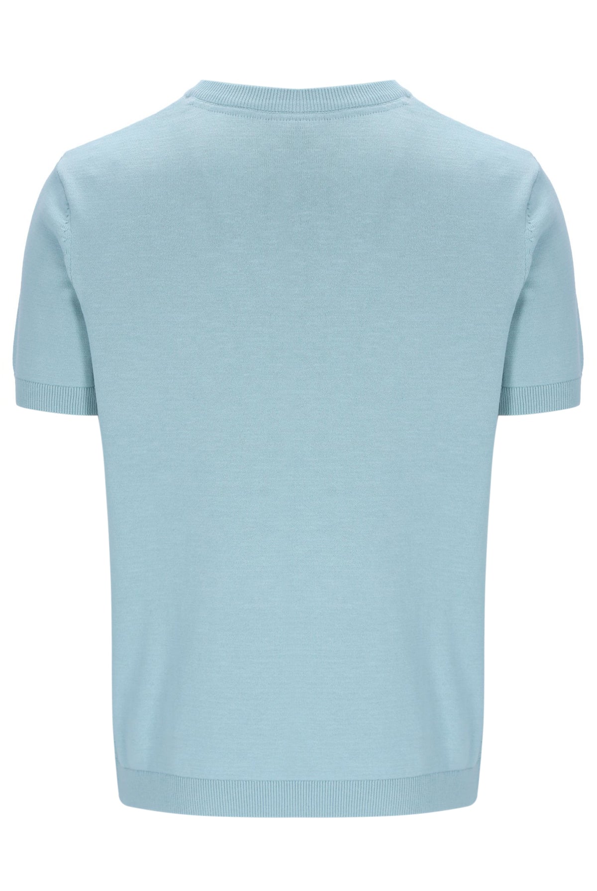 Light blue t-shirt on a white background