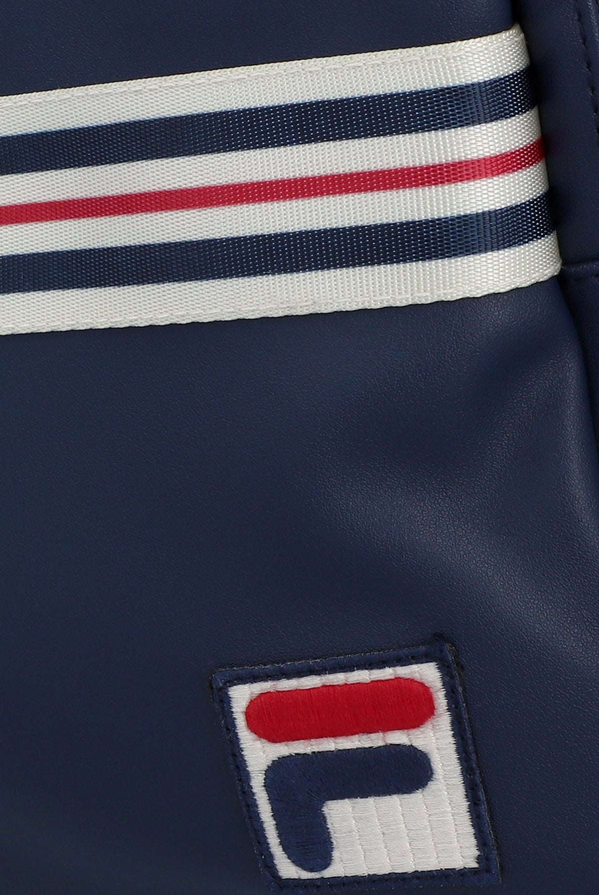 Fila Navy Durnes Faux Leather Flight Bag