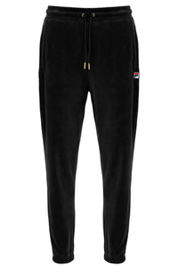 Black Eddie Velour Track Pant
