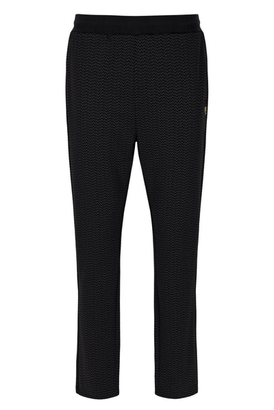 Black Edward Herringbone Pant