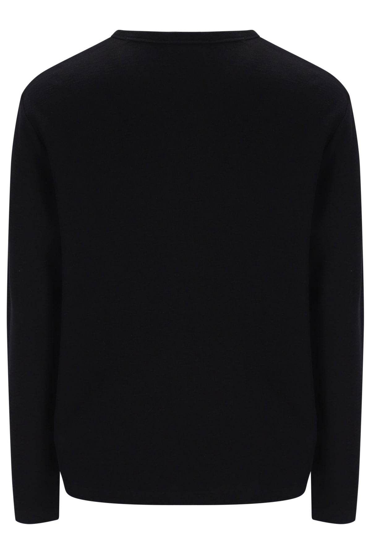 Displays the Black 'FILA' branded Elio Long Sleeve Slub T-Shirt