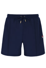 Fila Navy Eusebio Pin-Tuck Shorts