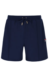 Fila Navy Eusebio Pin-Tuck Shorts