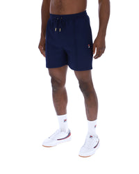 Fila Navy Eusebio Pin-Tuck Shorts