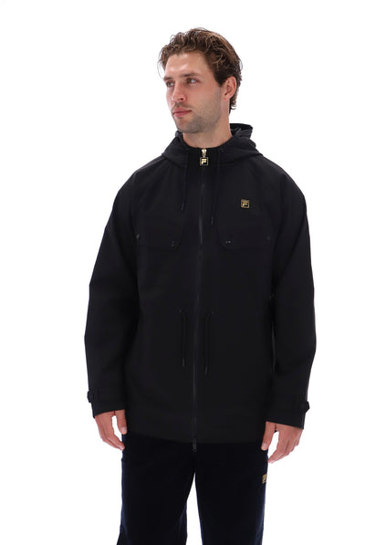 Black Fabroni Hooded Parka