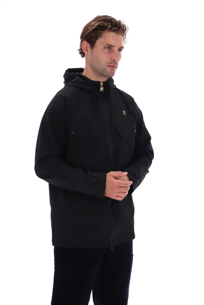 Black Fabroni Hooded Parka
