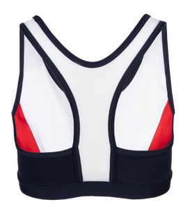 Red fila sports on sale bra