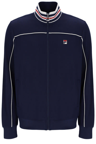 Fila Navy Federico Tipped Neck Track Top