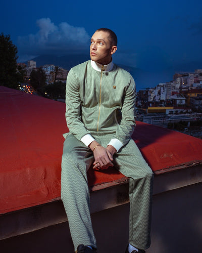 Mathers Herringbone Track Top