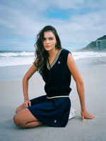 Jorja Cable Knit Vest