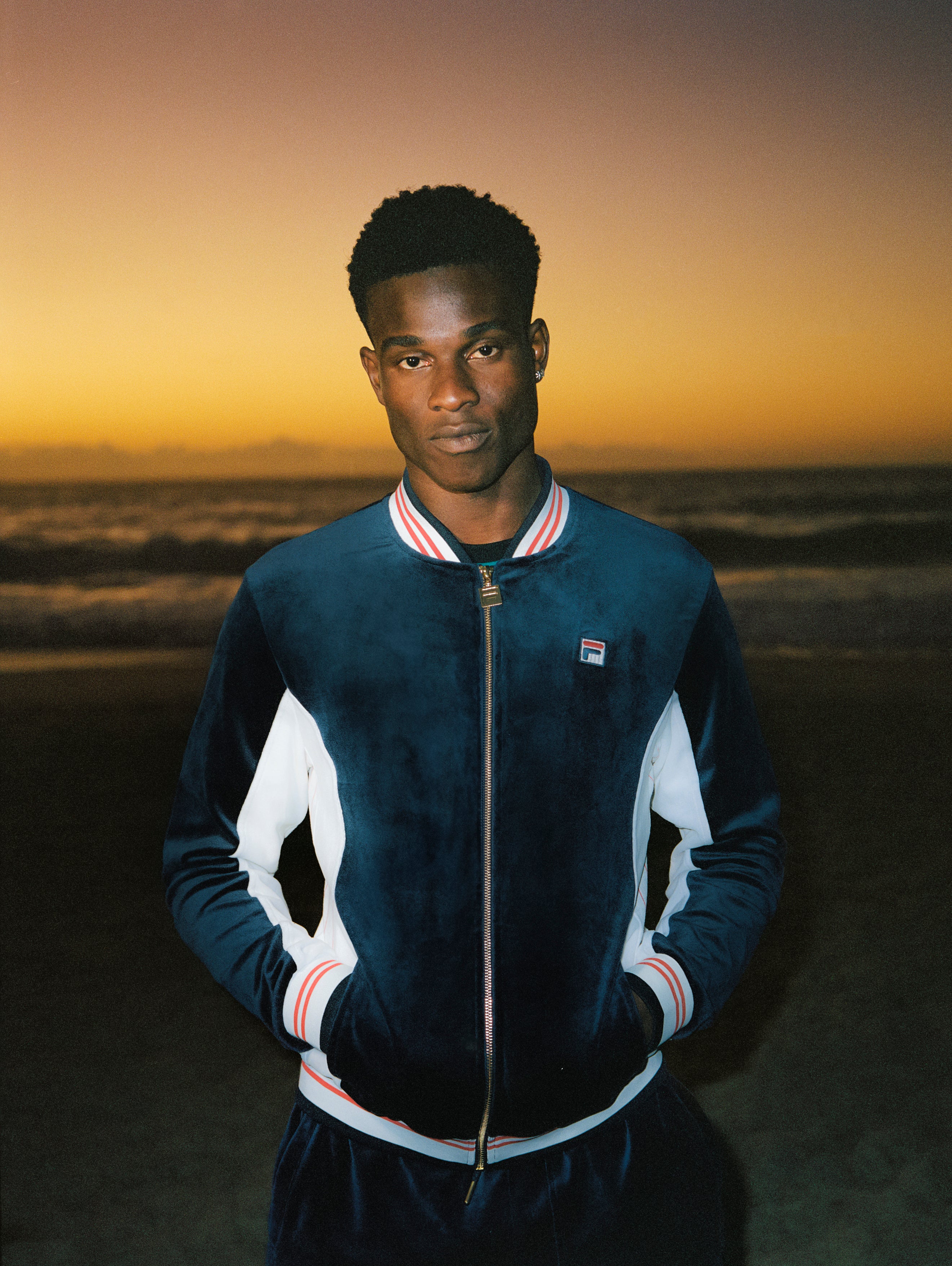 Miguel Velour Archive Track Jacket – Fila UK